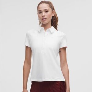 Quick-Dry Short-Sleeve Polo Shirt (Straight Hem)